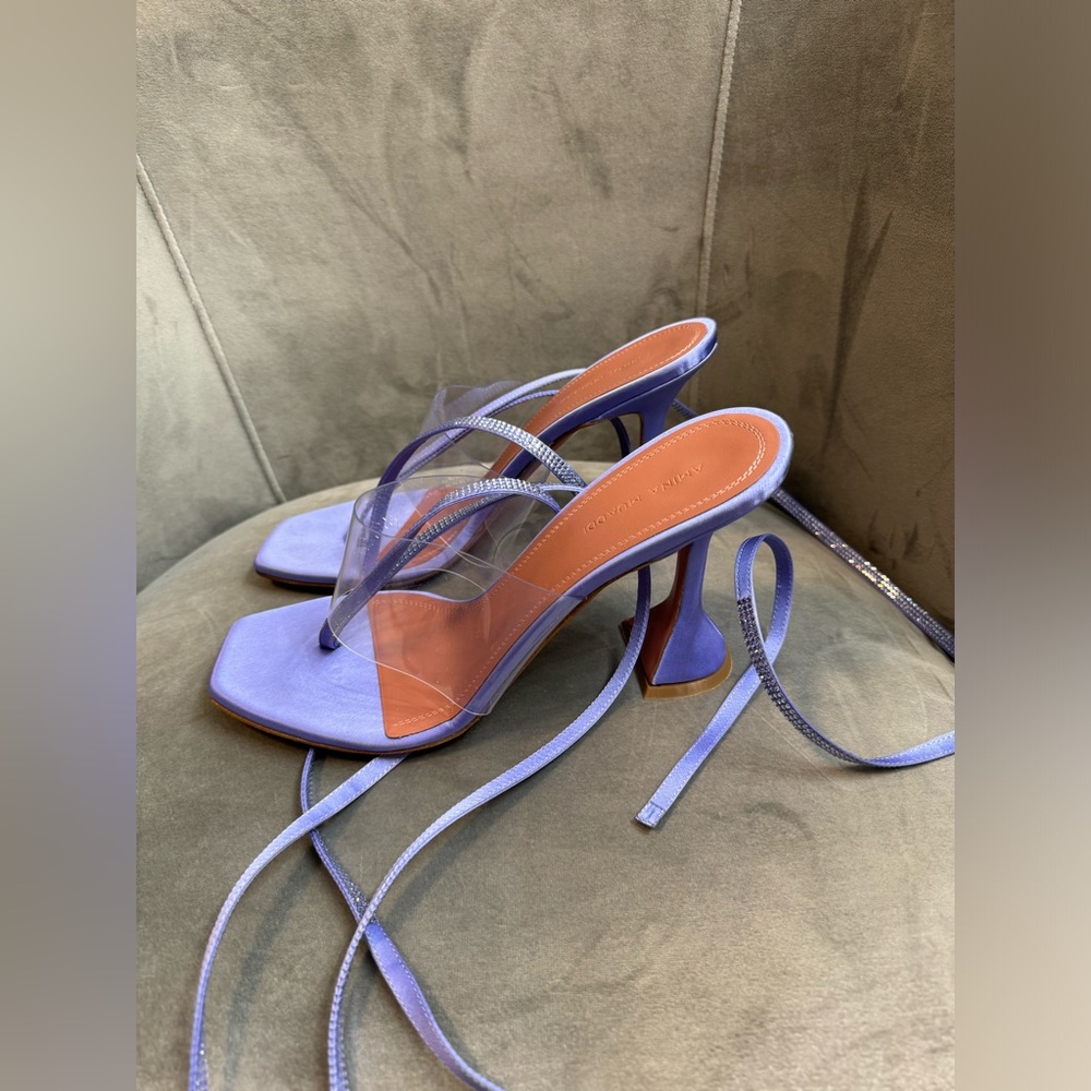 Amina Muaddi Zula Sandal - Picture 4 of 5